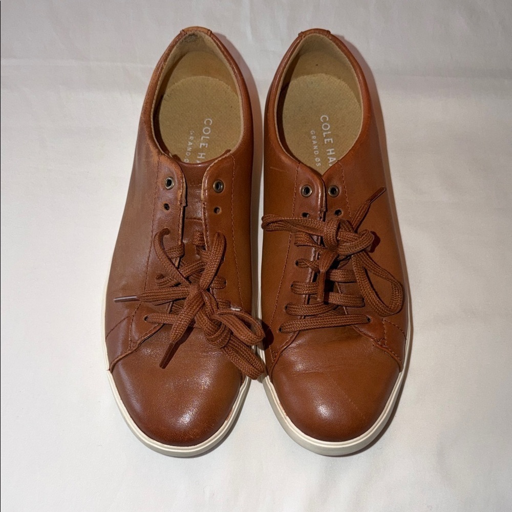 Cole Haan Men's Tan Leather Sneakers